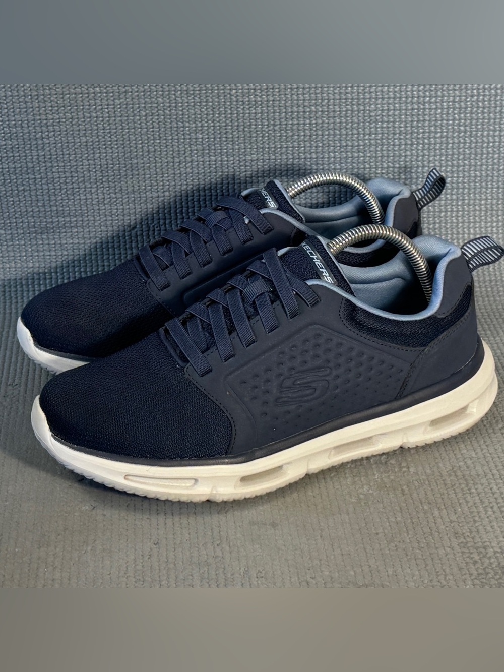 Skechers Men's Glide Lite Pacer Shoes Navy Blue Size 8